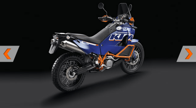 KTM 990 blue