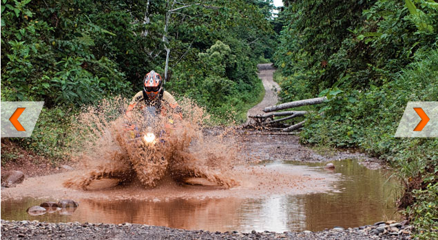 KTM 990 water