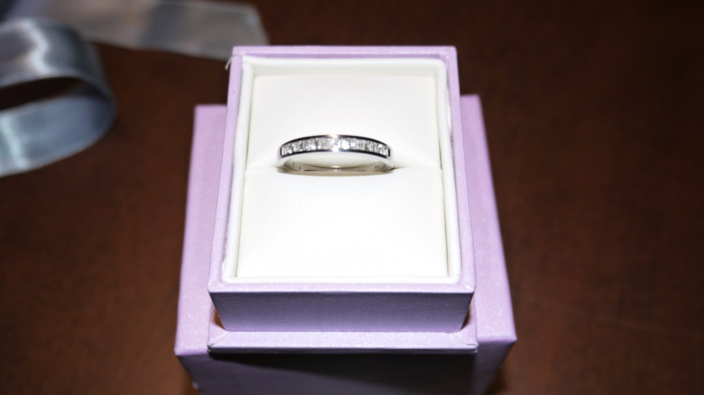 Our version of an engagement ring!